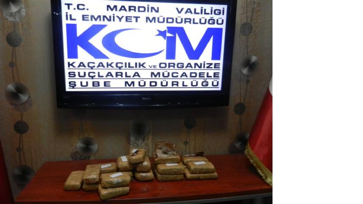 Mardin'de Uyuşturucu Operasyonu