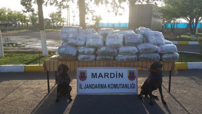 Mardin`de 211 Kilogram Esrar Ele Geçirildi