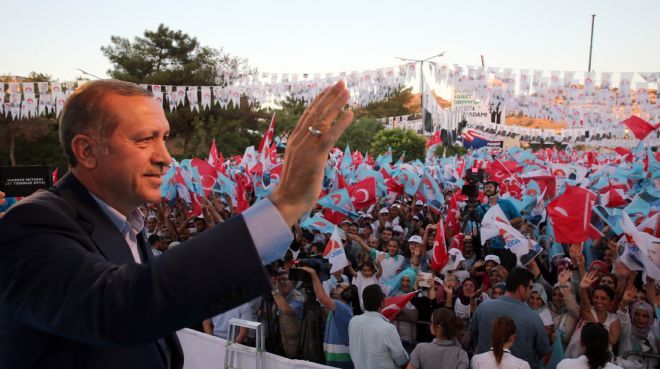 Cumhurbaşkanı Adayı Erdoğan Mardin'de