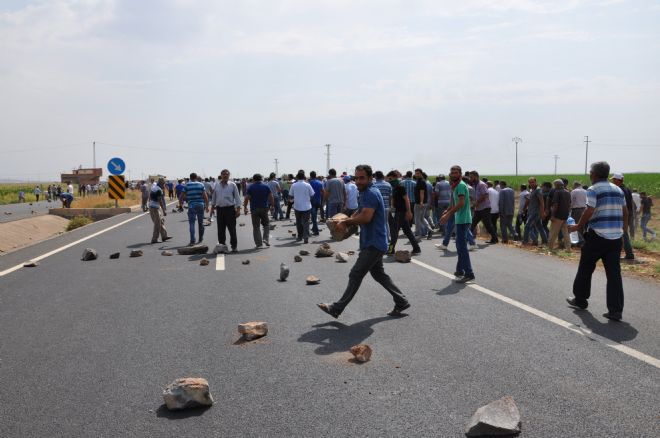 Kızıltepe&#039;de elektrik kesintisi protestosu