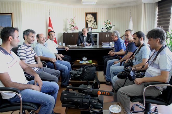 Mardin'deki Gazetecilerden Irmak'a Ziyaret