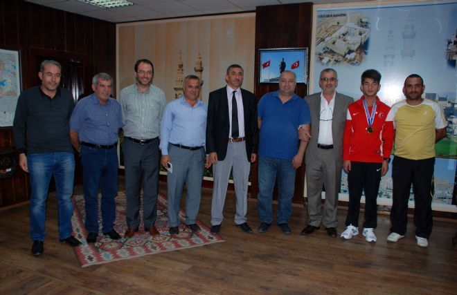 Midyat&#039;lı Sporcu İşler&#039;den Nasıroğlu&#039;na Ziyaret