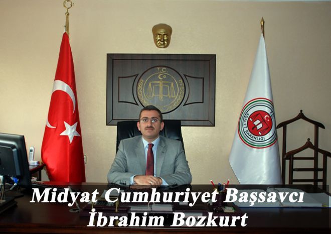 Midyat Cumhuriyet Başsavcı Bozkurt, göreve başladı