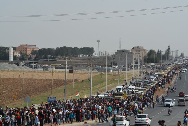 Peşmerge Güçleri Mardin`den Geçti