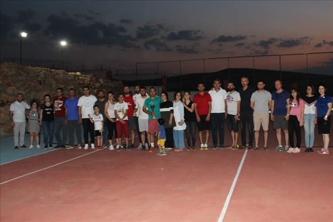 Mardin de İlk açık kort turnuvası yapıldı