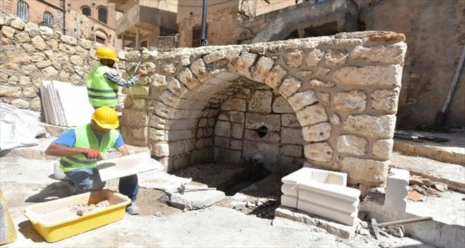 Mardin sokakları sabunlu suyla yıkandı