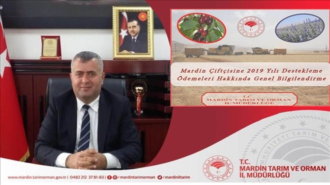 Mardin´de Çiftçilere Destekleme Ödemesine başlandı