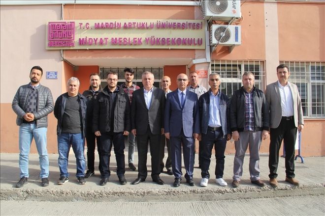 Başkan Şahin Midyat MYO Yeni Müdürünü Ziyaret Etti