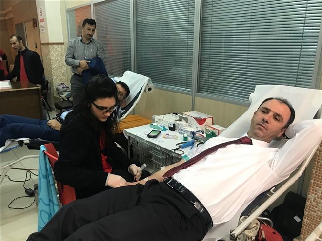 Mardin adliyesinde kan bağışı