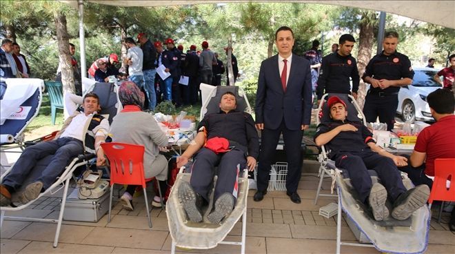 Mardin İtfaiyecileri Bu Sefer Kan Vererek Can Kurtaracak.