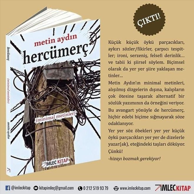 ?HERCÜMERÇ-MİNİMAL METİNLER? OKUYUCUSUYLA BULUŞTU