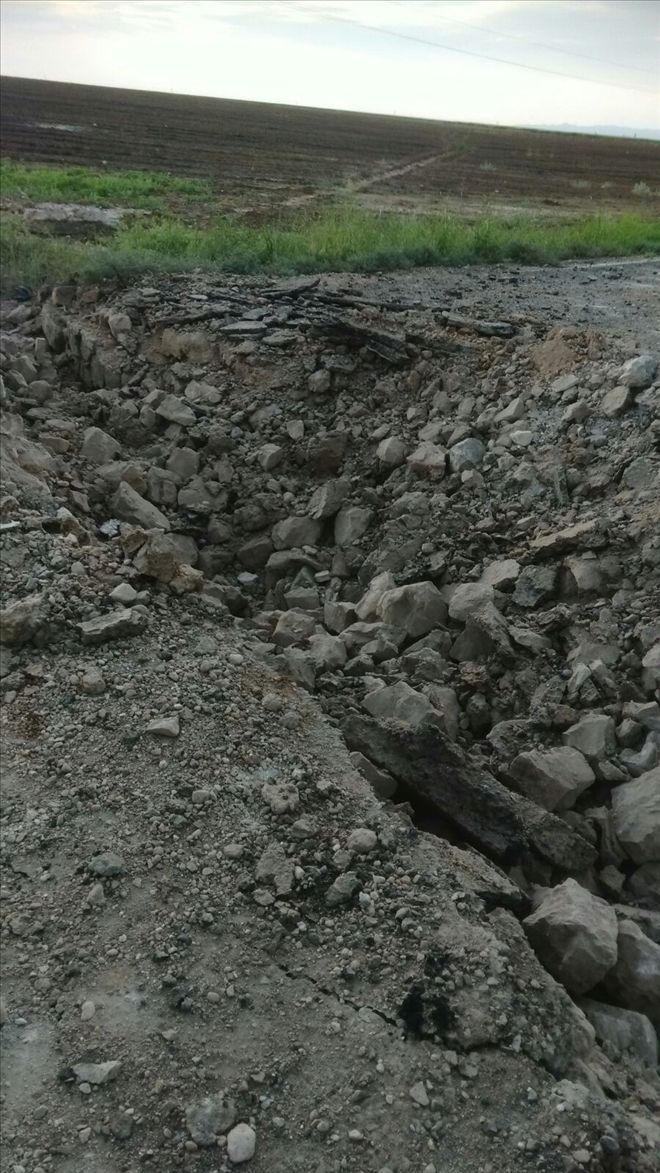 Kızıltepe ?Şenyurt Kara yolunda Bomba İmha edildi.