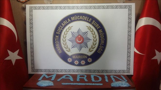 Mardin´de bin 961 uyuşturucu hap ele geçirildi