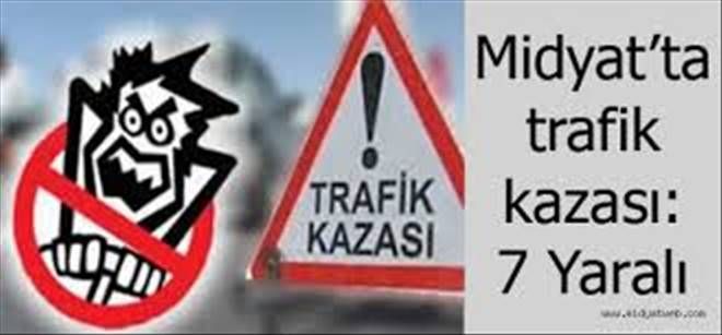 Midyat'ta trafik kazası: 7 yaralı