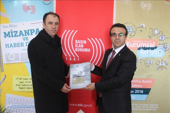 Başsavcı Bektaş´tan Mardin Basın İlan Kurumu (BİK) Şube Müdürü Günbegi´ye ziyaret