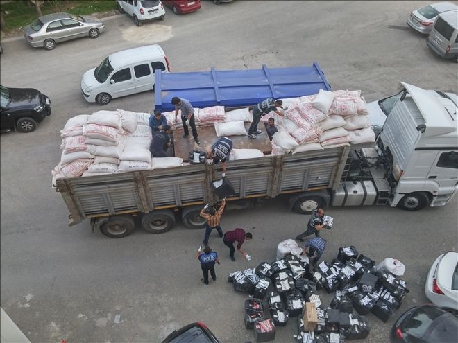 Mardin´de 2016 yılında 788 bin kaçak sigara ele geçirildi