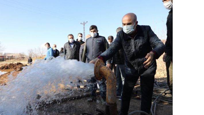 Artuklu'da Sondaj Çalışmalarında Suya Ulaşıldı