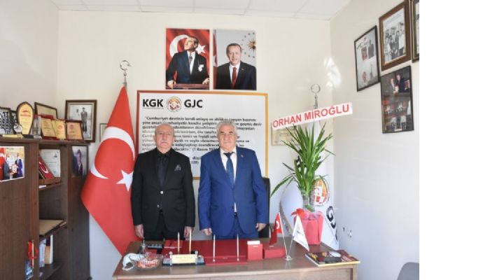 Orhan Miroğlu, KGK Mardin Temsilcisi Avuka'yı Ziyaret Etti