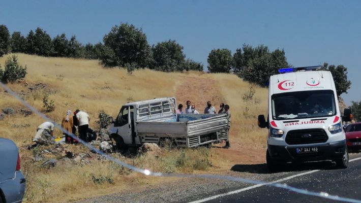 Midyat Karayolunda trafik kazası 4 yaralı