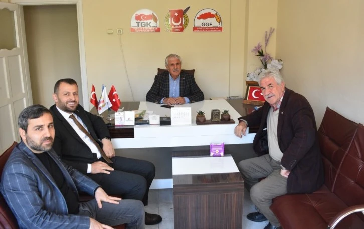  Ak Parti İl Başkanı Alma Gazetecileri Ziyaret etti, 