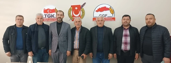  Ak Parti İlçe Başkanı Çaltekin, Gazetecileri Ziyaret etti