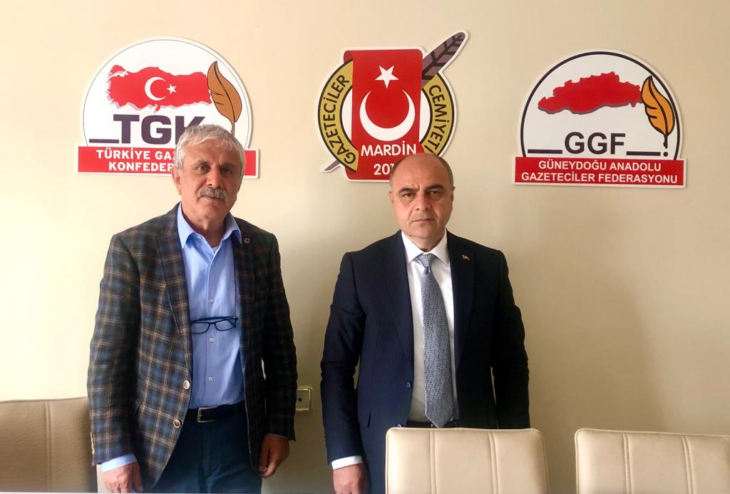 Altındağ “2 yıllık icraatlarını GGF Başkanı Çelik’e anlattı”