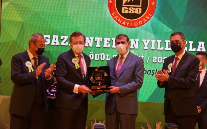 Altunkaya Şirketler Grubu'na Gaziantep'in Yıldızları Ödülü