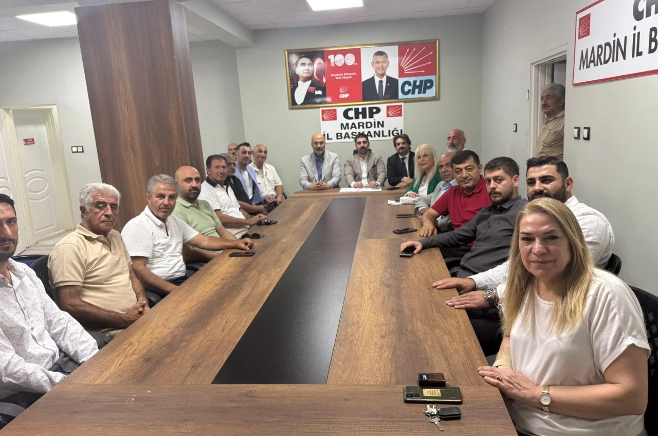 CHP Mardin İl Başkanlığı&rsquo;nda Elektrik ve &Ccedil;ift&ccedil;i Sorunları Masada