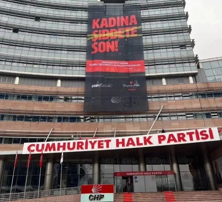  CHP Kadın Kolları, şiddete hayır dedi