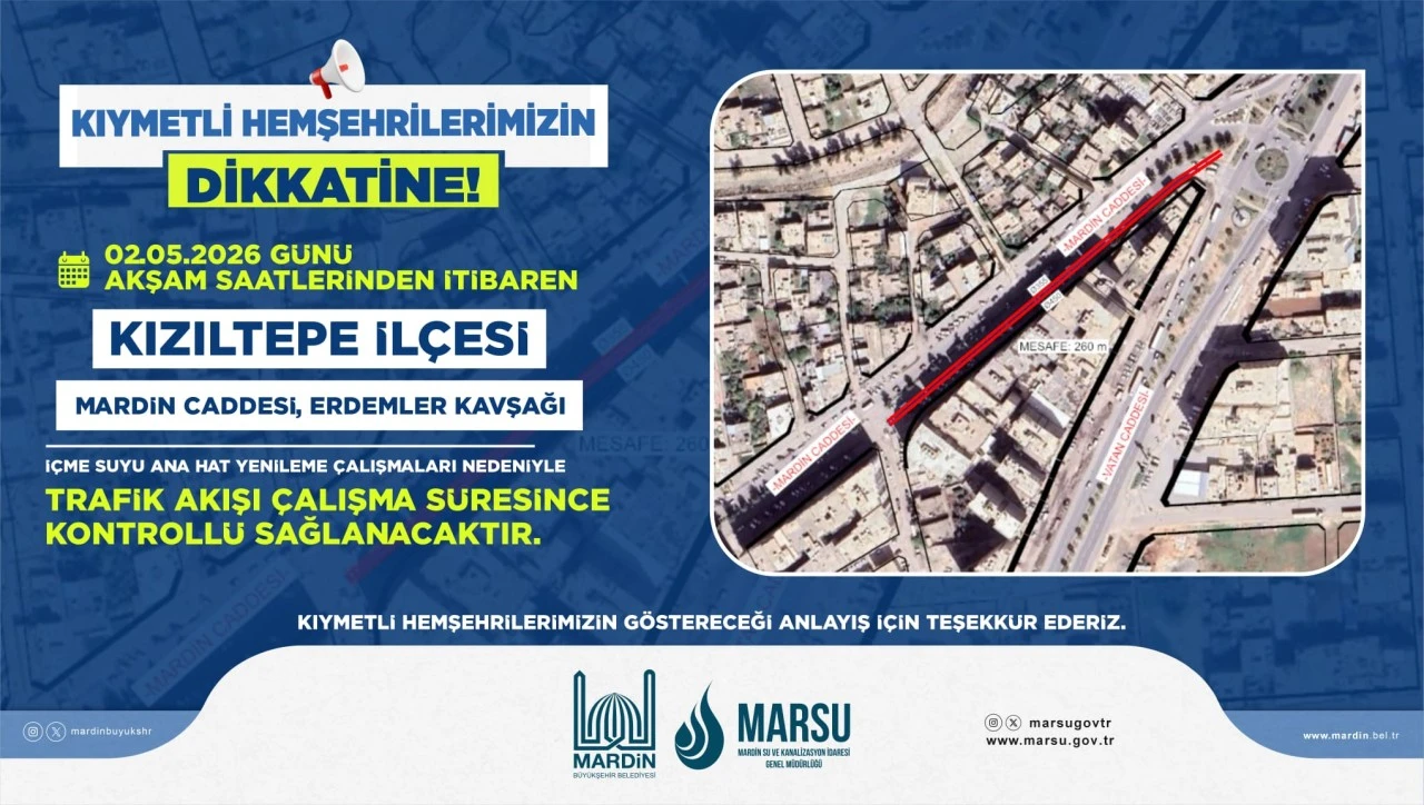 Erdemler Kavşağı&rsquo;nda Trafik Kontroll&uuml; Sağlanacak