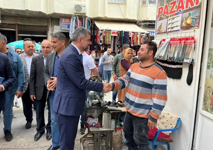 Faruk Kılıç Kızıltepe’de Esnaf Ziyareti Yaptı, Hemşerilerinden Destek İstedi 