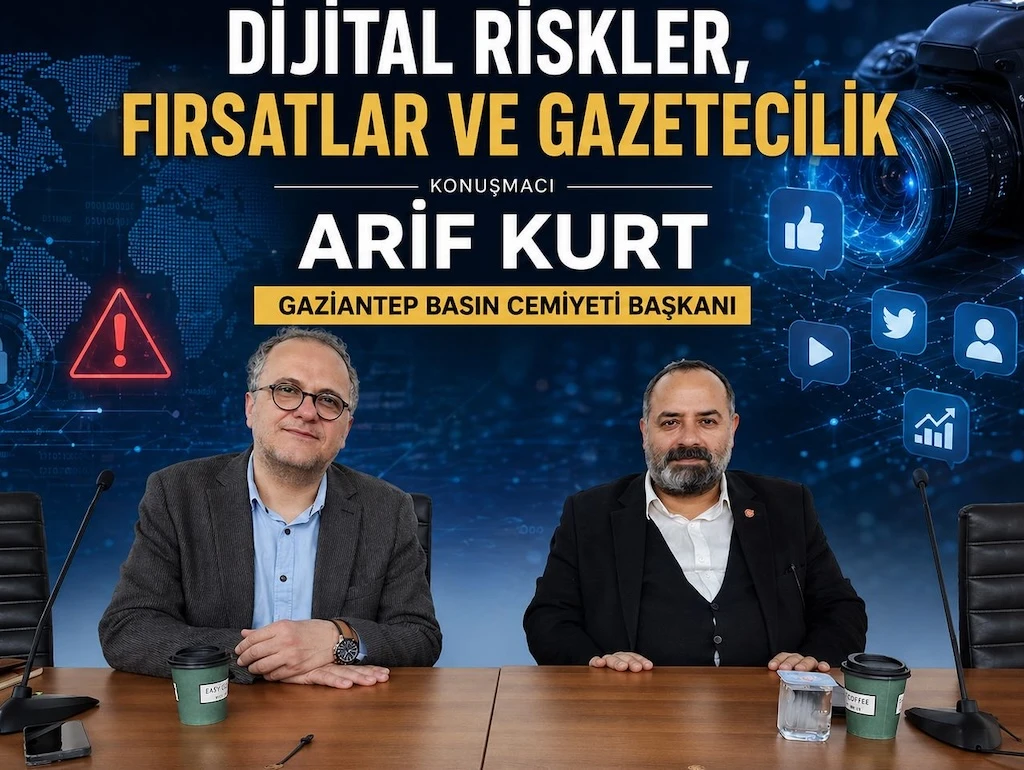 Gaziantep &Uuml;niversitesi&rsquo;nde &ldquo;Dijital Riskler, Fırsatlar ve Gazetecilik&rdquo; paneli yoğun ilgi g&ouml;rd&uuml;