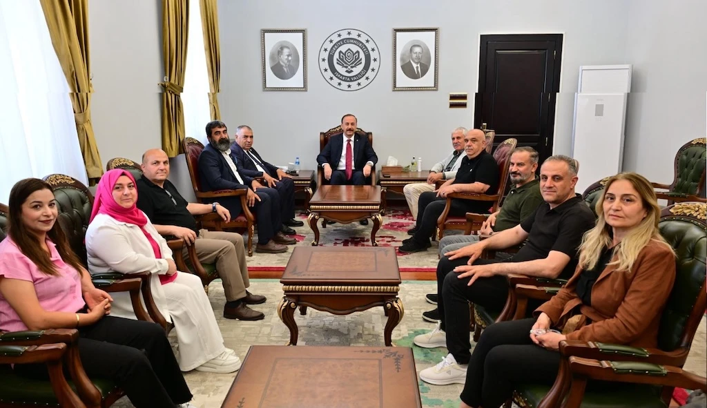 G&uuml;neydoğulu Gazetecilerden Vali Erin&rsquo; Ziyaret