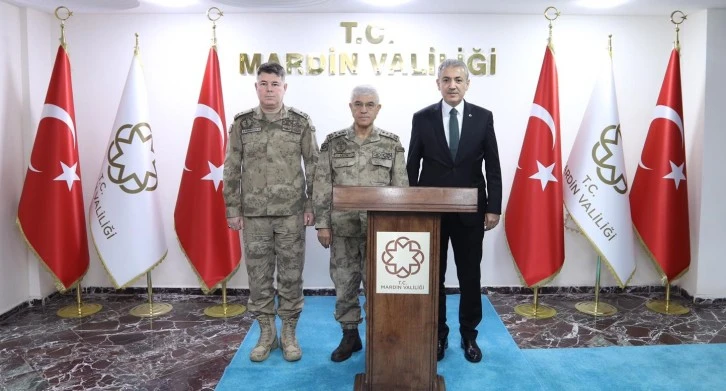 Jandarma Genel Komutanı Orgeneral  Çetin, Mardin'de