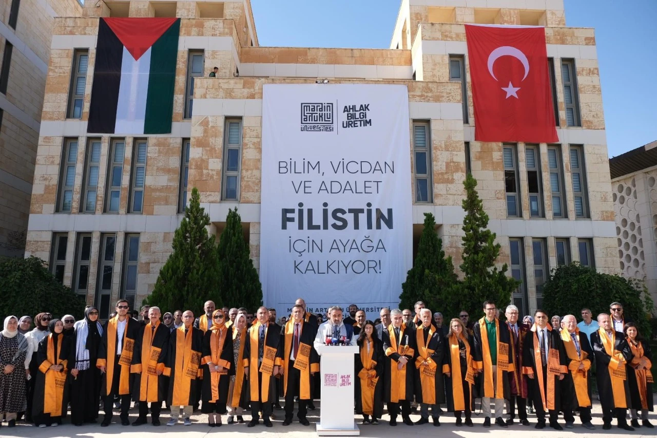 Mardin Artuklu &Uuml;niversitesi Senatosu&rsquo;ndan İsrail&rsquo;e C&uuml;bbeli Protesto