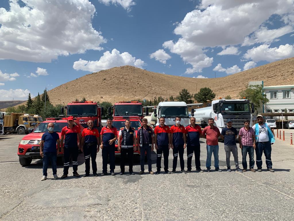 Mardin'den Antalya'ya Yangın Söndürme ekibi gönderildi.