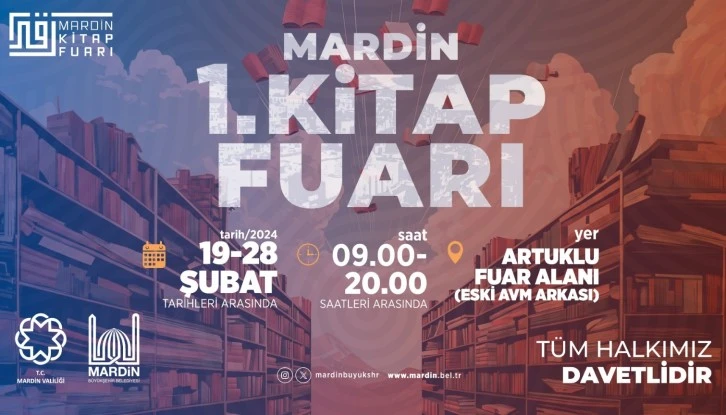 Mardin’de 1. Kitap Fuarı Hazırlıkları