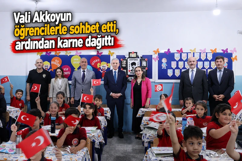 Mardin'de 235 Bin 199 &Ouml;ğrenci Karne Heyecanı Yaşadı