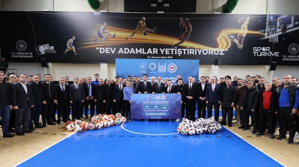 Mardin'de Amat&ouml;r Spor Kul&uuml;plerine 11.5 Milyonluk destek