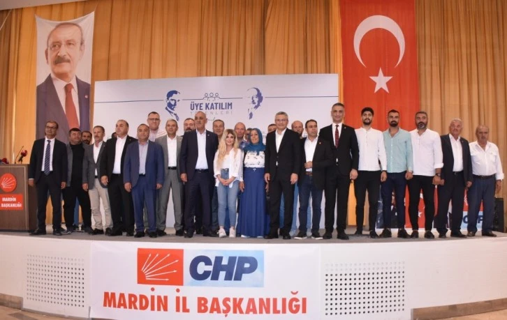 Mardin'de CHP'ye Katılım