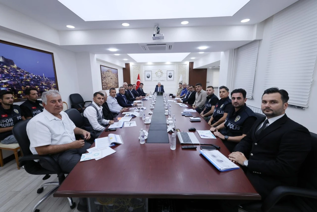 Mardin&rsquo;de İl Spor G&uuml;venlik Kurulu Toplantısı Yapıldı