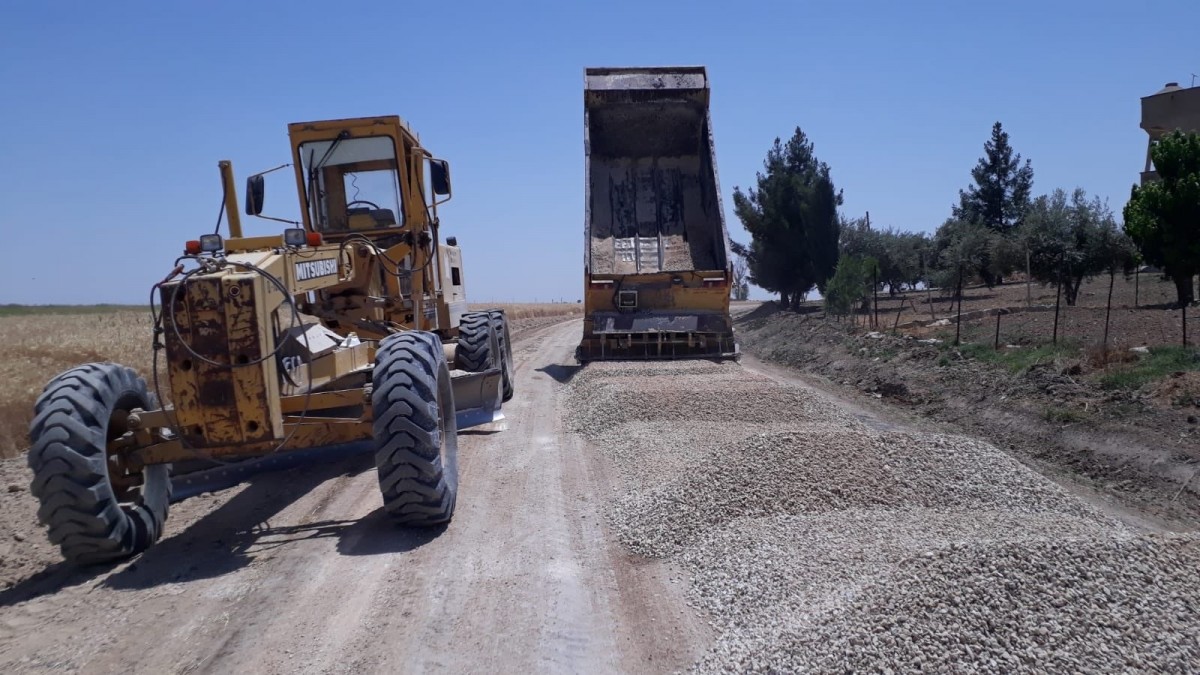 Mardin'de İlçe Grup Köy Yolları asfaltlanıyor