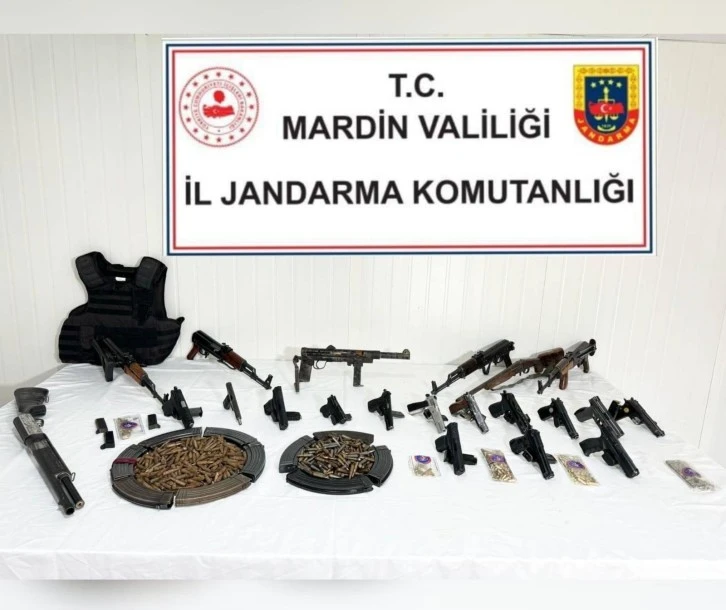 Mardin Jandarma’dan Silah Kaçakçılarına Karşı Büyük Operasyon