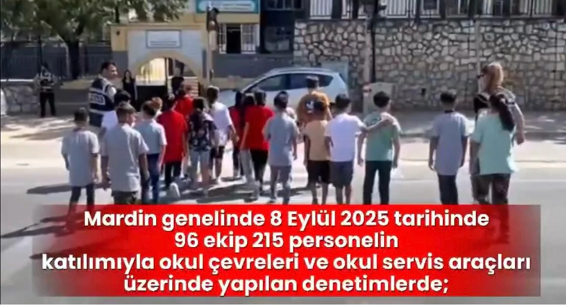 Mardinde Okullar g&uuml;venlik &ccedil;emberinde