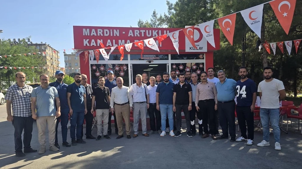 Mardin PTT Başmüdürlüğünden Kan Bağışı