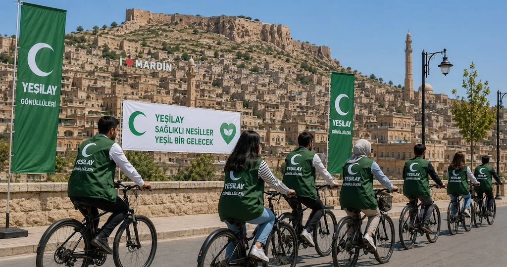 Mardin Sağlıklı Yaşam İ&ccedil;in Pedal &Ccedil;evirecek
