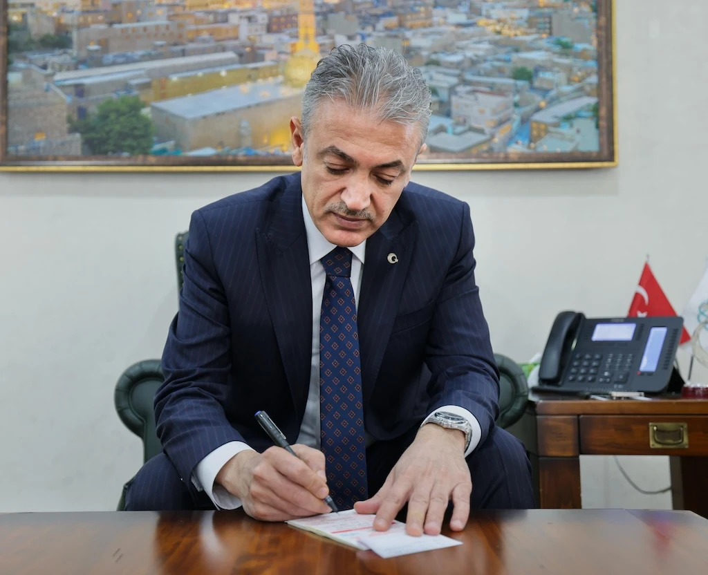 Mardin Valisi Akkoyun, Kurban bedelini Gazze’ye gönderdi