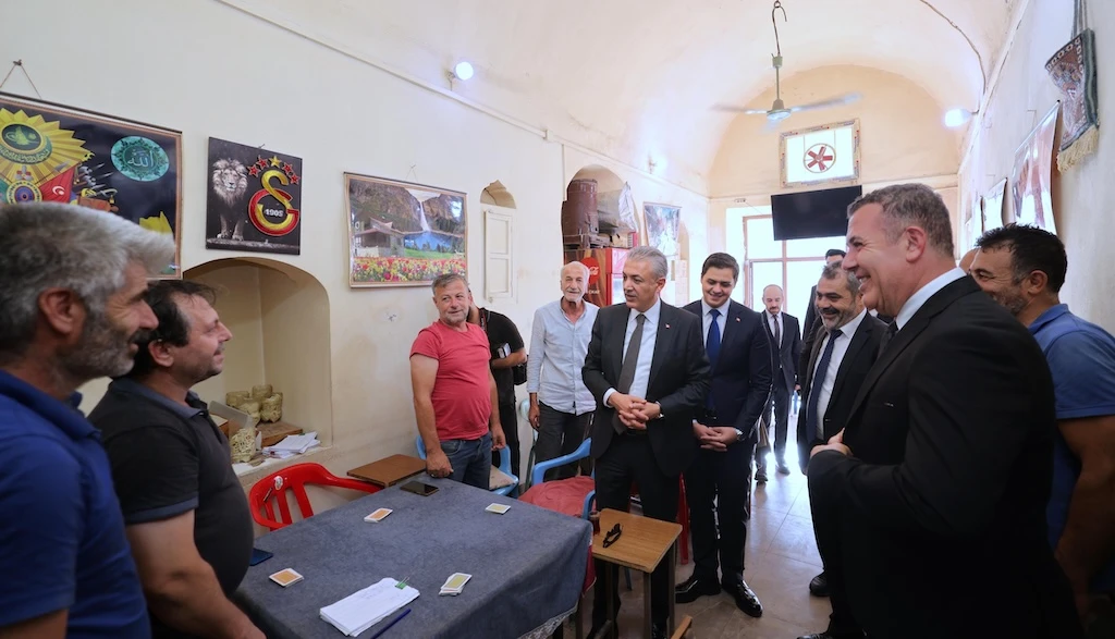 Mardin Valisi  Akkoyun, Savur'da 