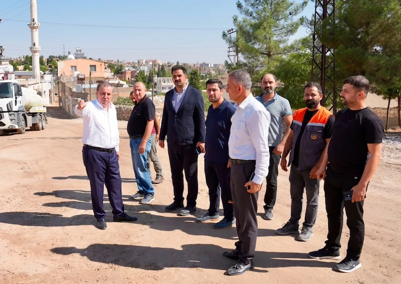 Midyat&rsquo;ta Atasal Caddesi Asfalta Hazırlanıyor