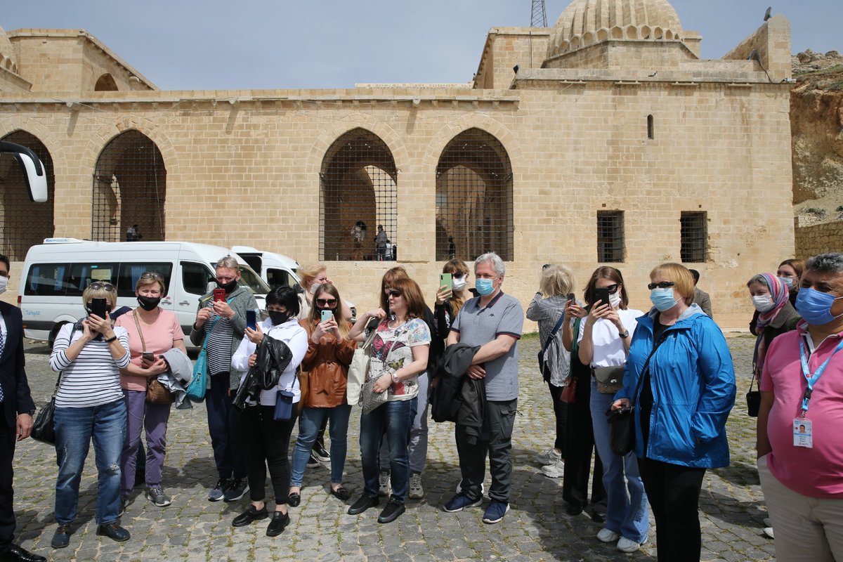 Rus turistler Mardin'i sevdi
